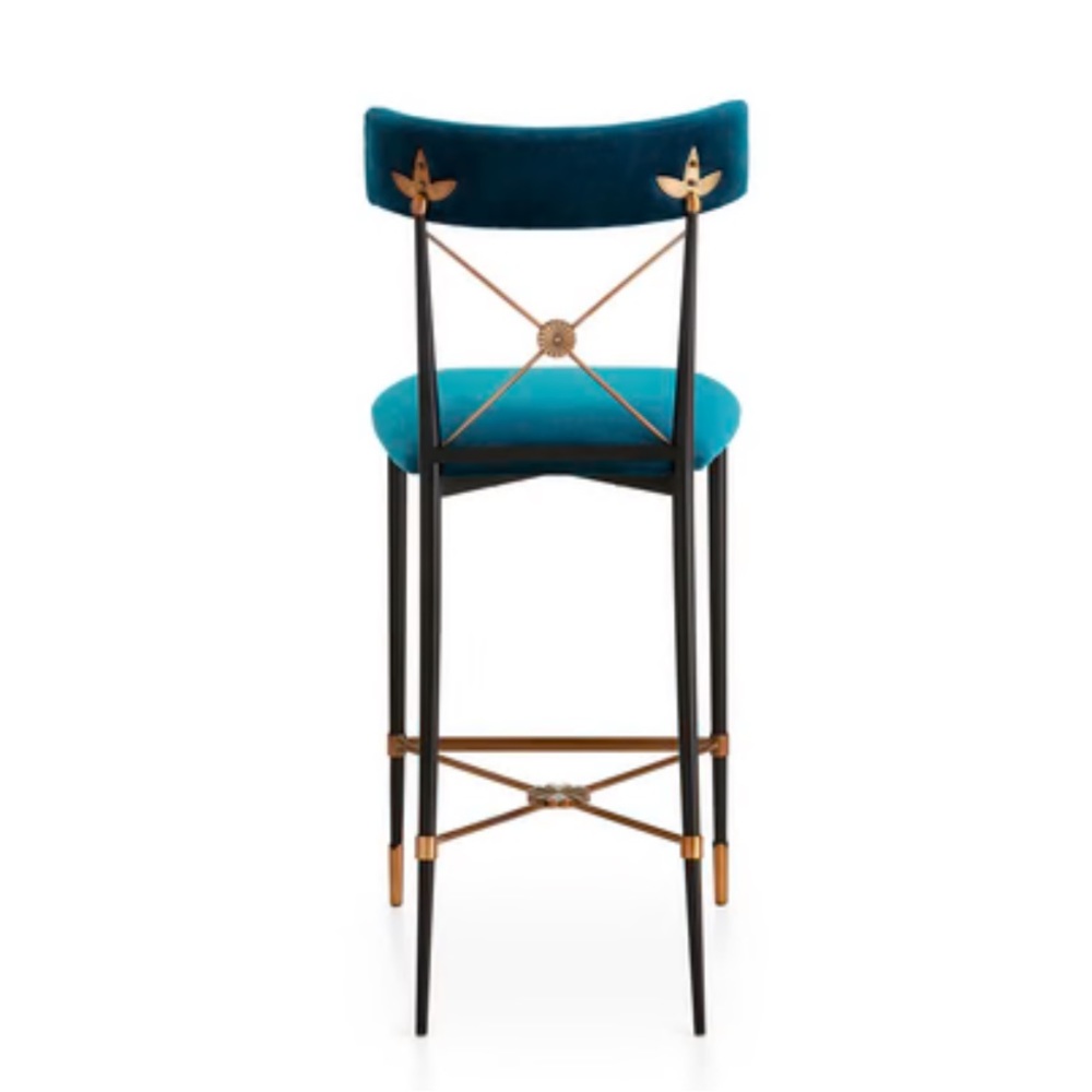 Jonathan Adler Rider Barstool Pair - Picture 2 of 4
